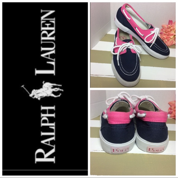 Ralph Lauren Shoes - Ralph Lauren shoes Blue/Pink size 6 Like New